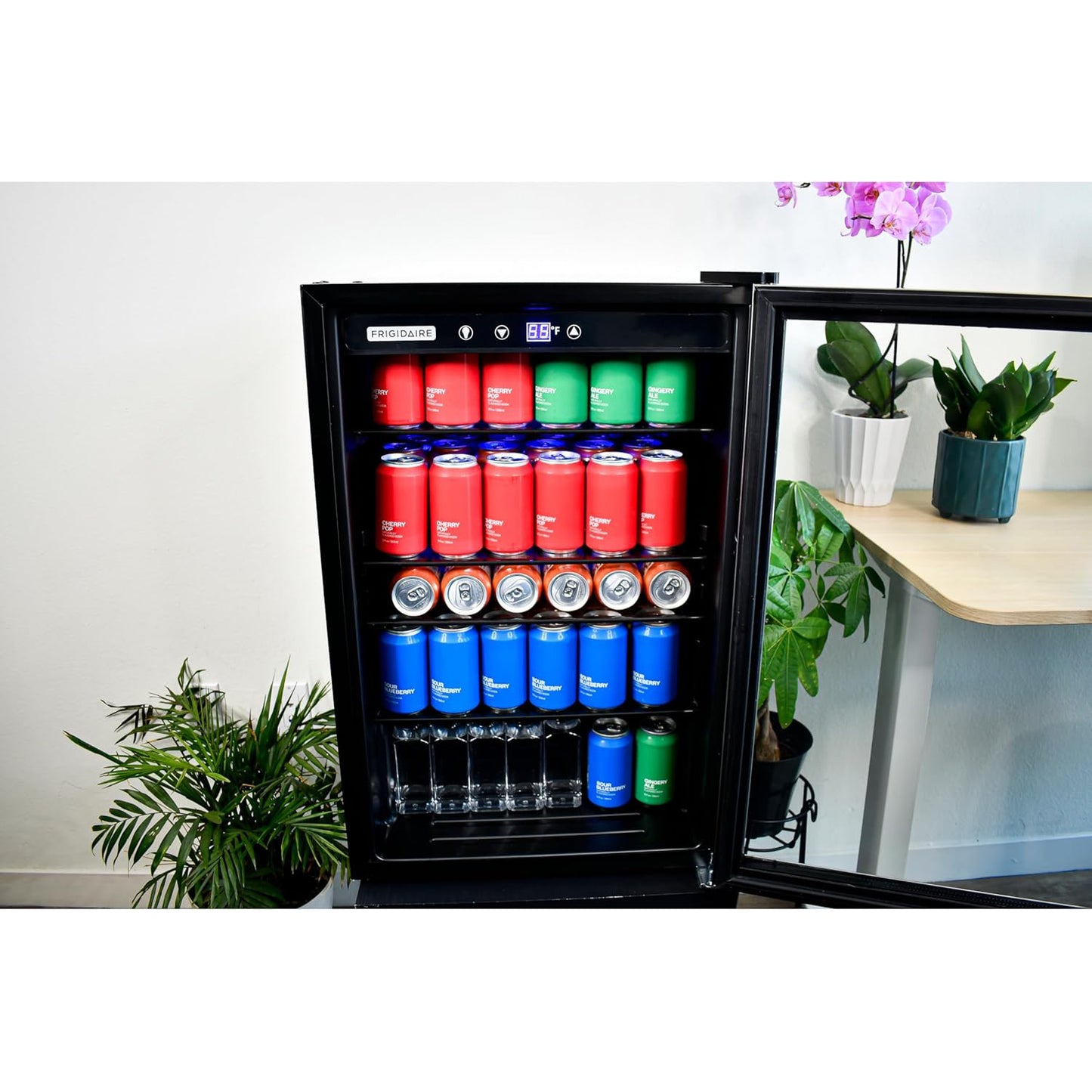 Frigidaire 4.4-cu ft 126-Can Stainless Steel Beverage Center