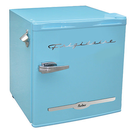 Frigidaire 1.6-cu ft Retro Bar Fridge with Side Bottle Opener - Blue