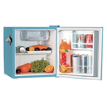 Frigidaire 1.6-cu ft Retro Bar Fridge with Side Bottle Opener - Blue