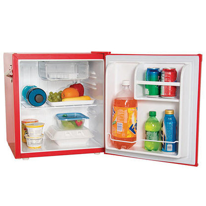 Frigidaire 1.6-cu ft Retro Bar Fridge with Side Bottle Opener - Red