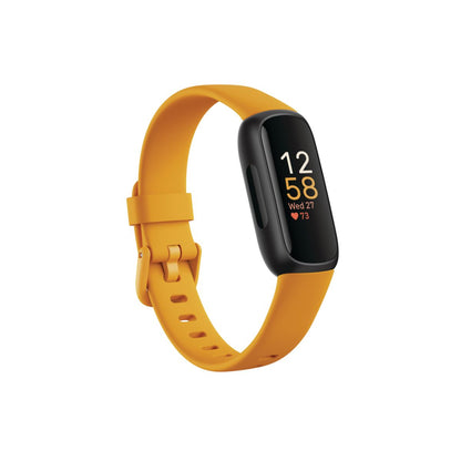 Fitbit Inspire 3 Black with Morning Glow Band