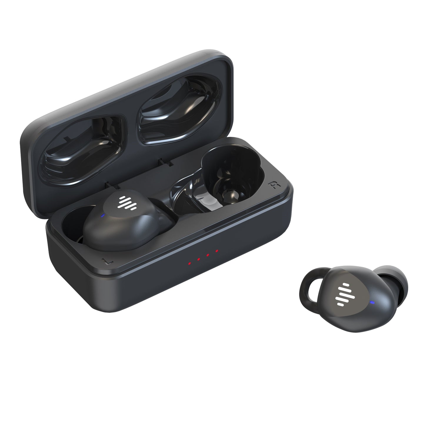 iLuv FitActive Pro Sports Wireless Earbuds - Black