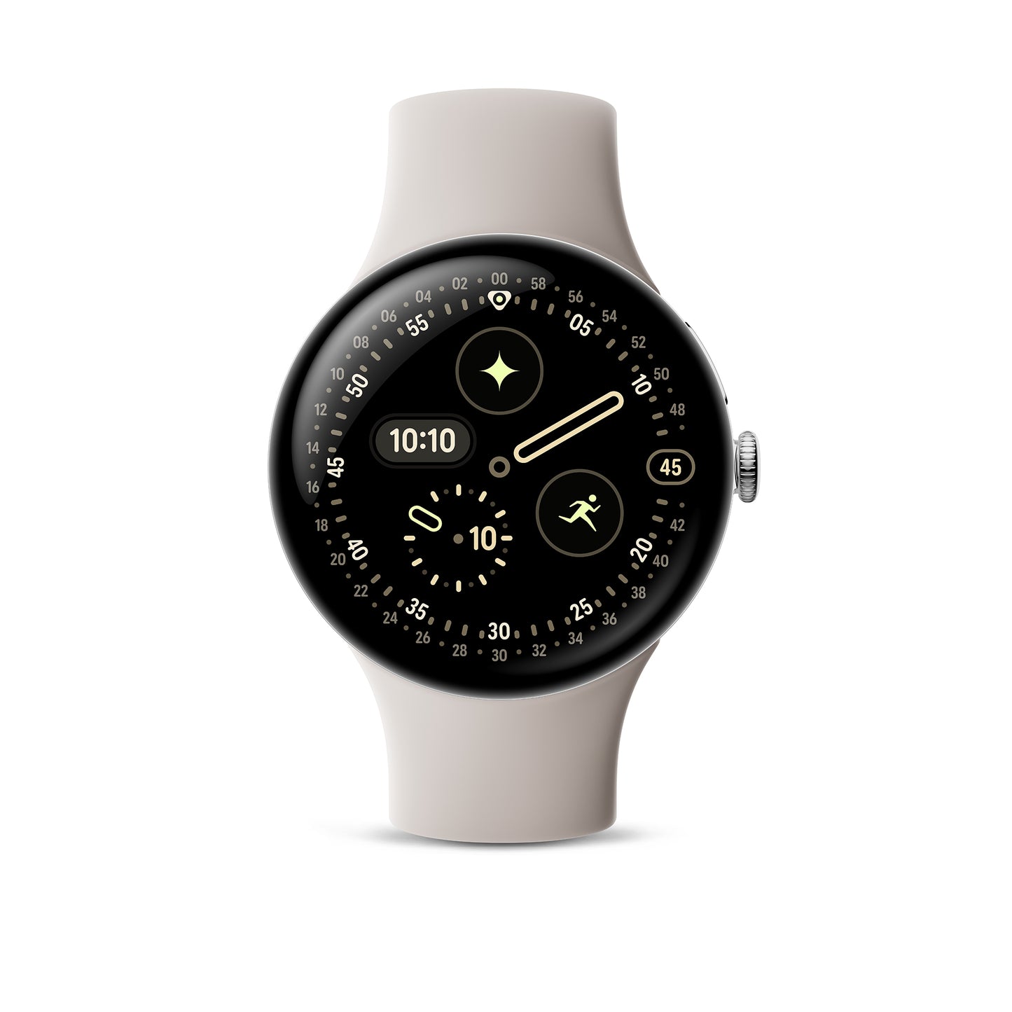 Google Pixel Watch 4 Wi-Fi - 45-mm - Silver