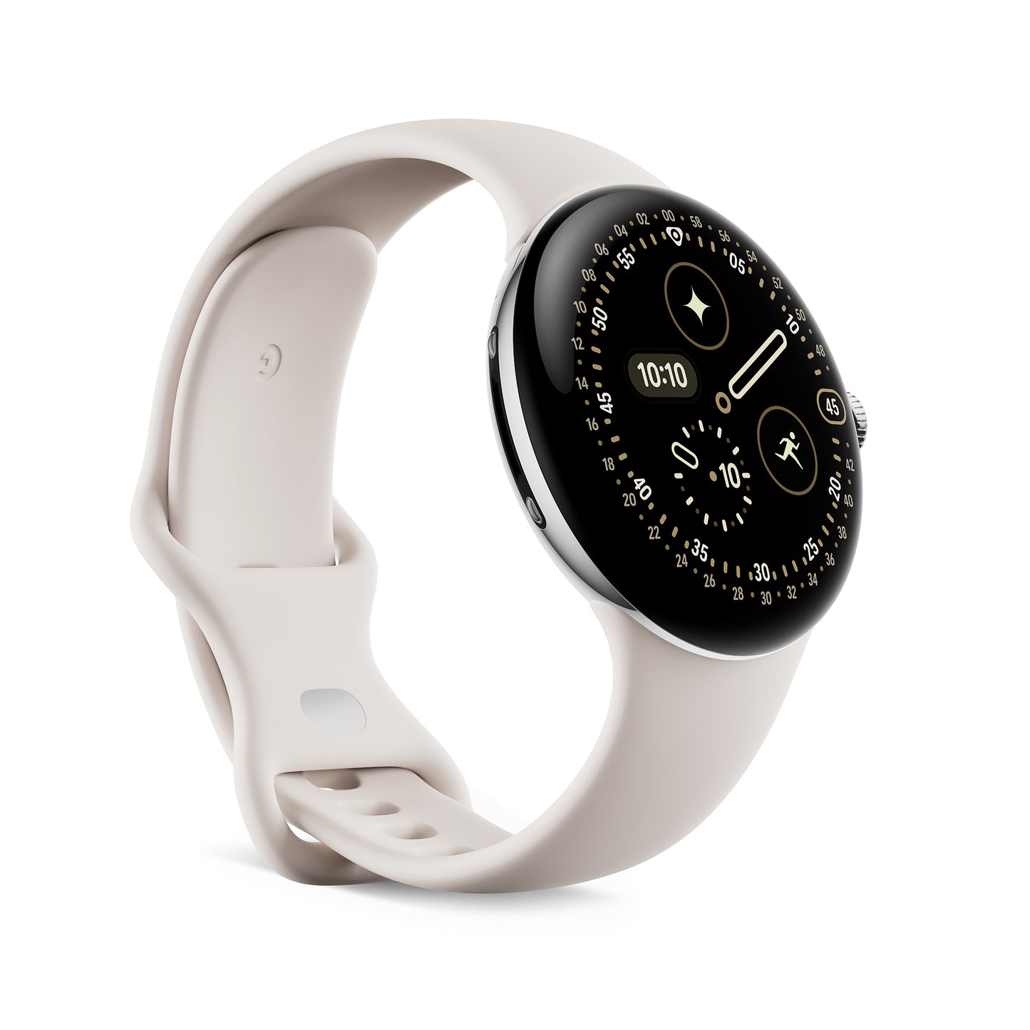 Google Pixel Watch 4 Wi-Fi - 45-mm - Silver
