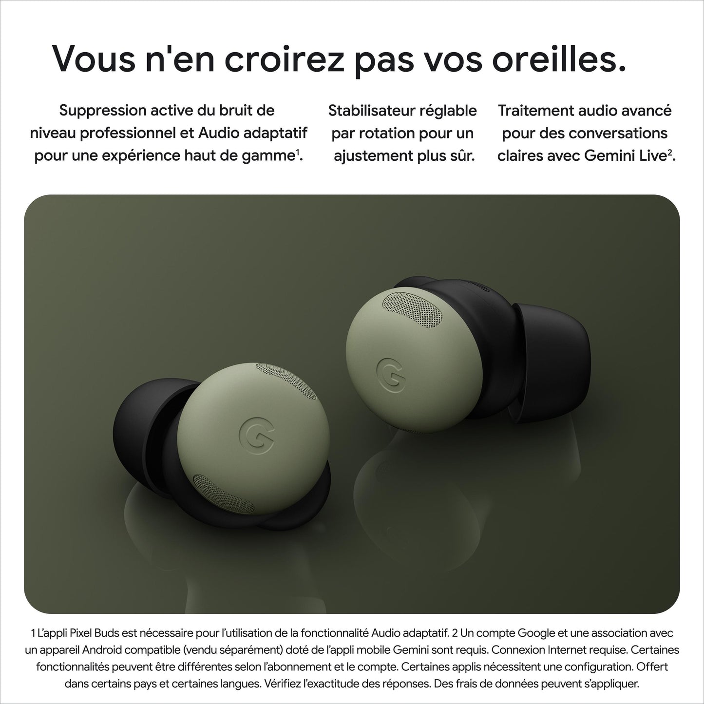 Google Pixel Buds Pro 2 - Olive