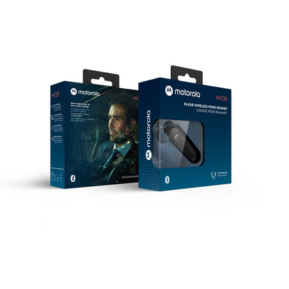 Motorola HK126 In-Ear Wireless Bluetooth Mono Headset - Black