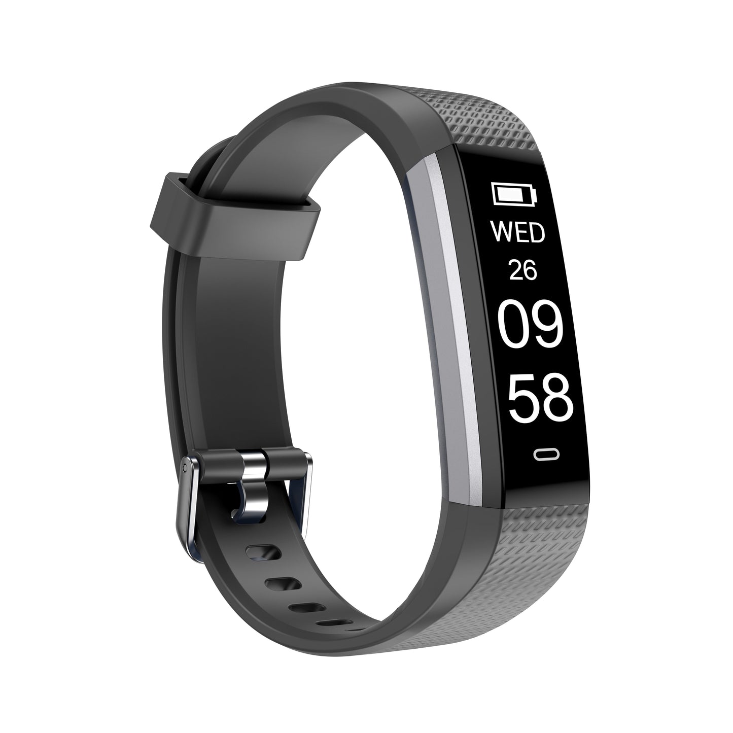 Letscom ID115 Health and Fitness Tracker & Smartwatch by Letsfit - Black