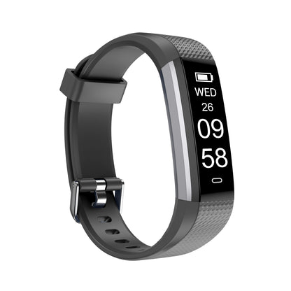 Letscom ID115 Health and Fitness Tracker & Smartwatch by Letsfit - Black