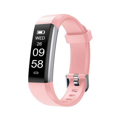 Letscom ID115 Health and Fitness Tracker & Smartwatch by Letsfit - Pink