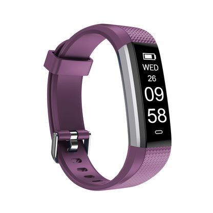 Letscom ID115 Health and Fitness Tracker & Smartwatch by Letsfit - Purple