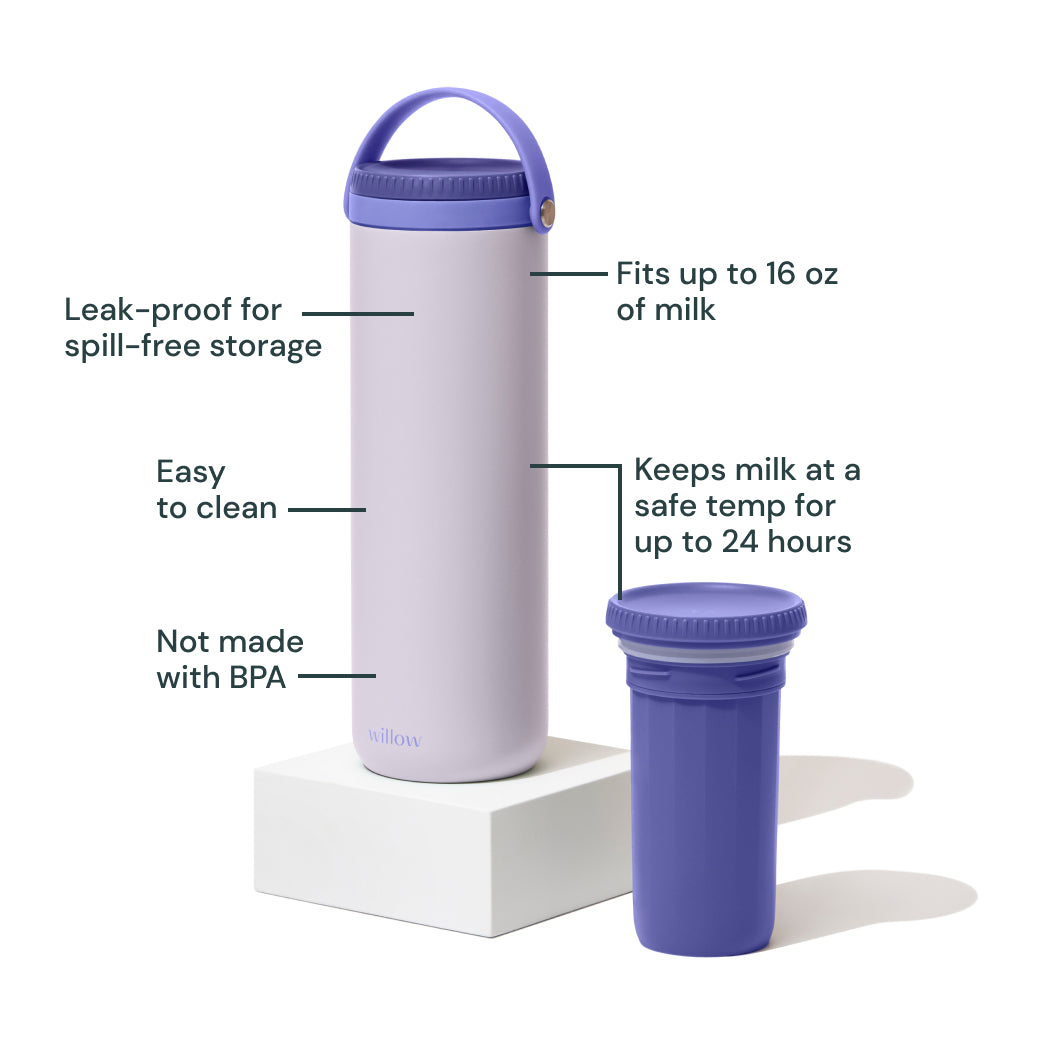 Willow™ Portable Breast Milk Cooler - Purple