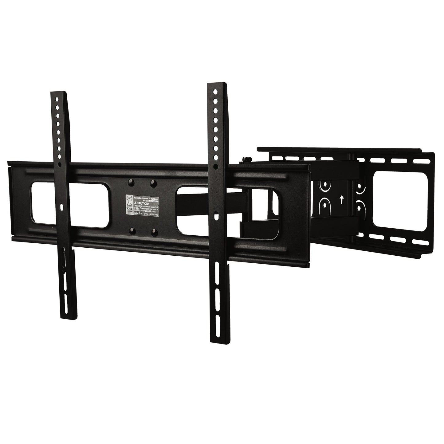 RCA Full Motion TV Wall Mount 37-in to 80-in - Black