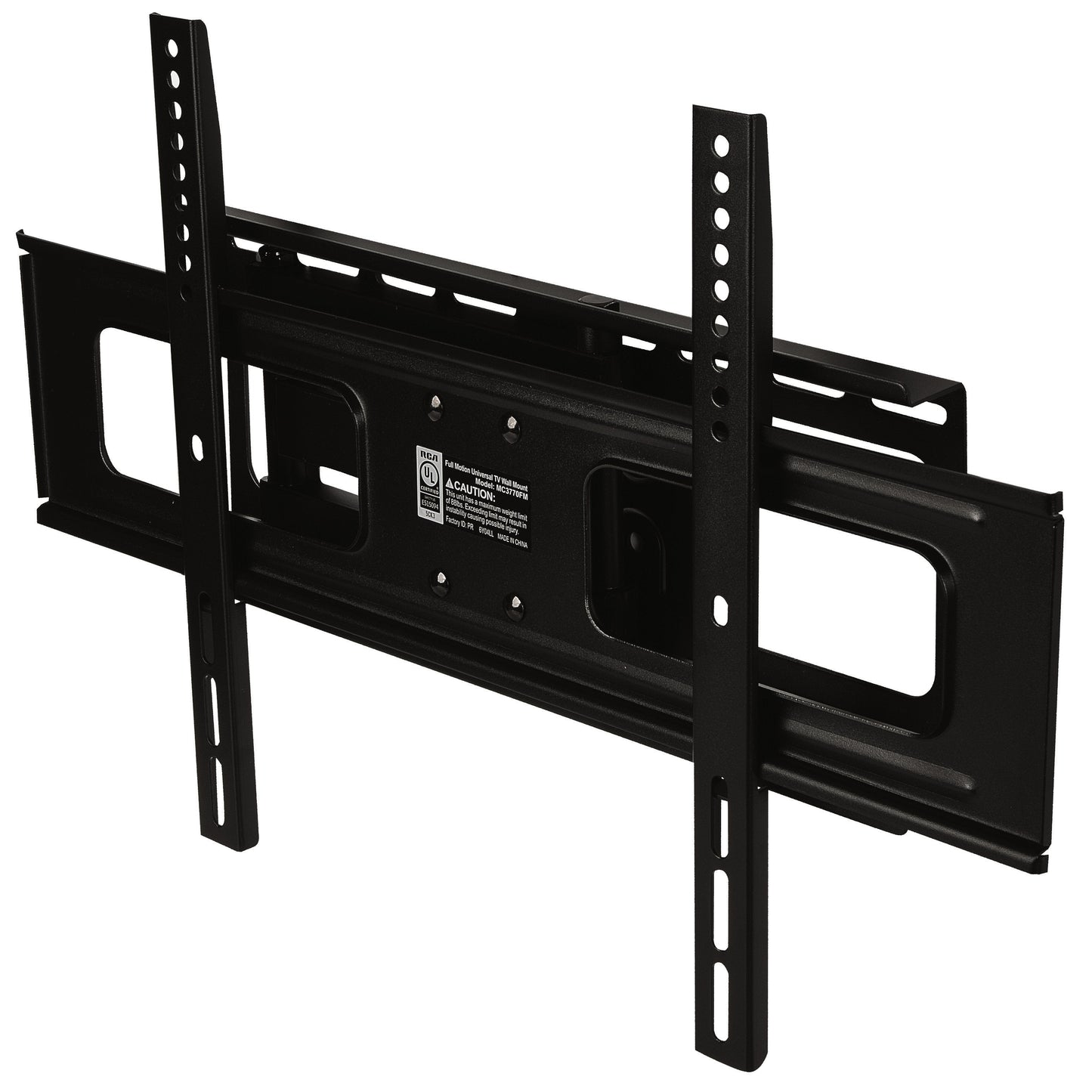 RCA Full Motion TV Wall Mount 37-in to 80-in - Black