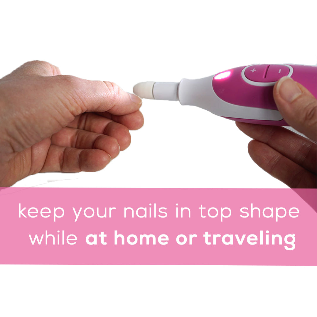 Beurer Compact Manicure & Pedicure Set | Portable Electric Nail Care Tool