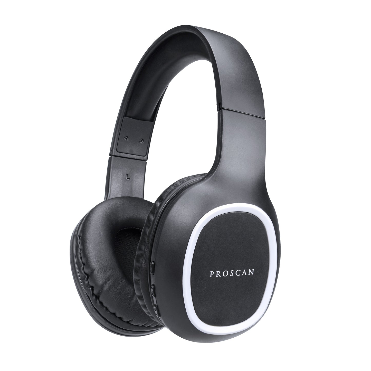 Proscan Full-Sized Bluetooth Stereo Headphones with Microphone - Black