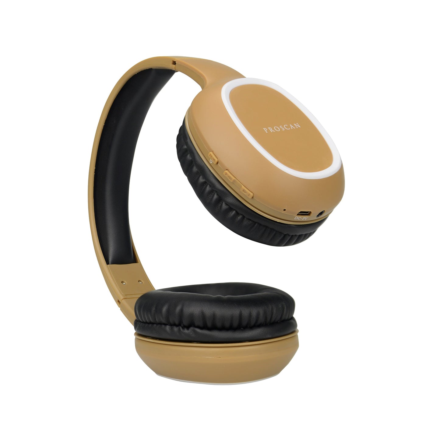 Proscan Full-Sized Bluetooth Stereo Headphones with Microphone - Copper