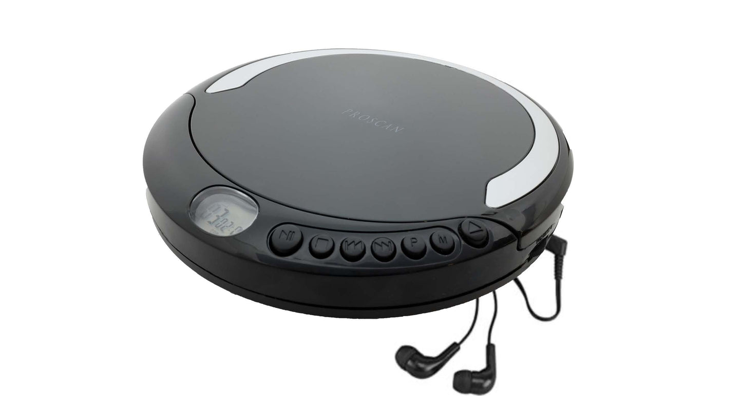 Proscan Personal CD Player with 1-cm (0.4-in) Display - Black