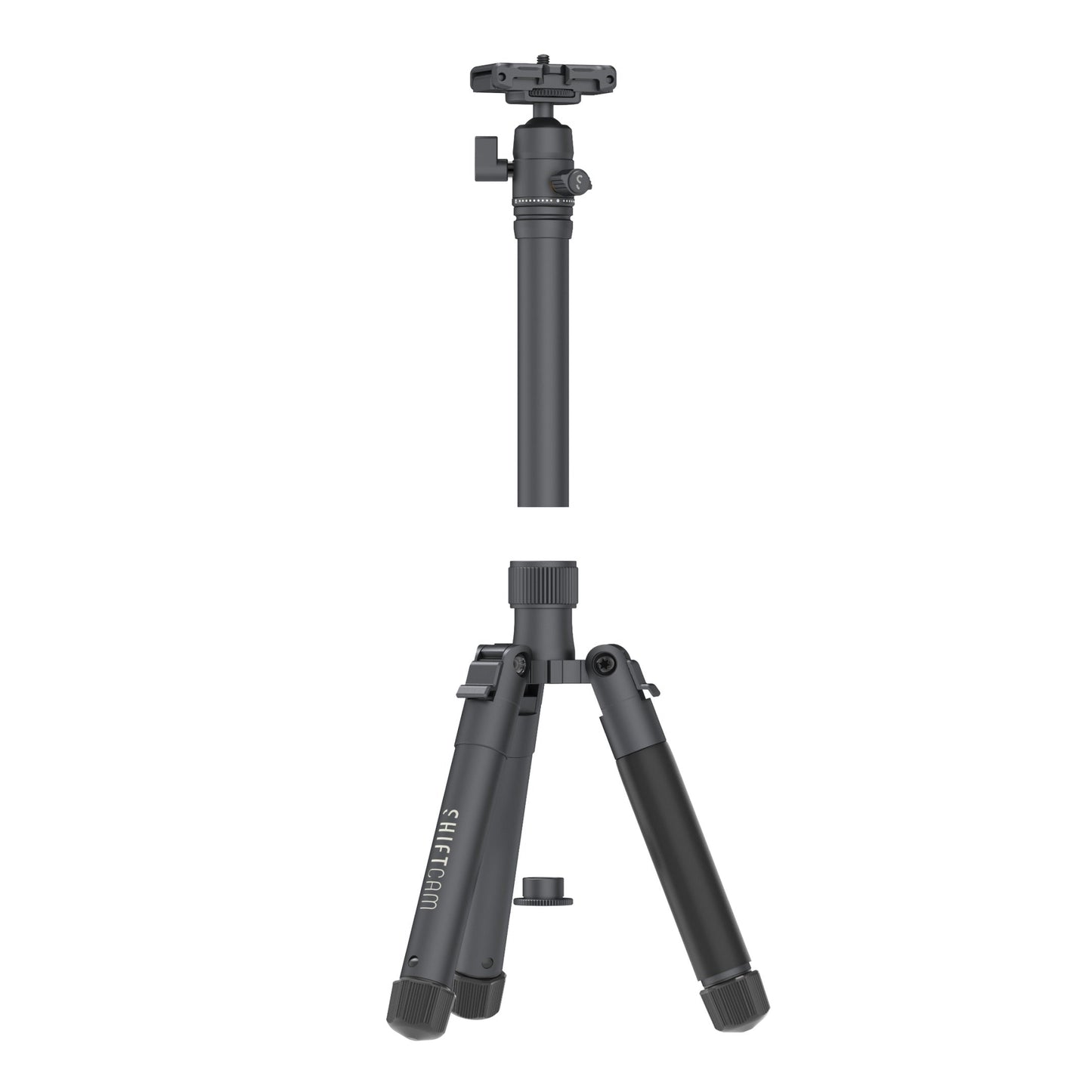 ShiftCam TravelPod Pro Travel-Friendly Full Height Tripod - Black