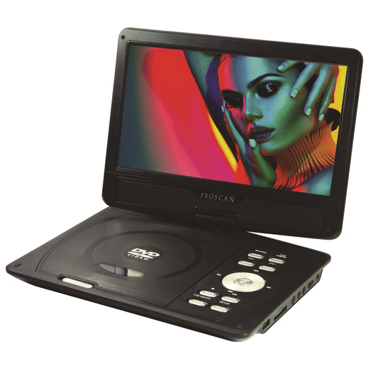 Proscan 10-in Portable DVD Player - Black