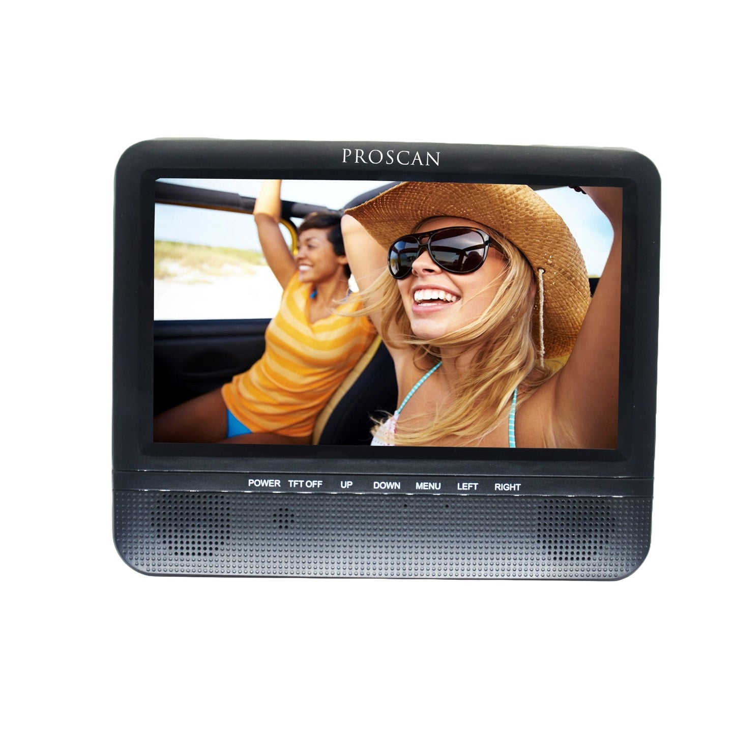 Proscan 7-in Dual Screen Portable DVD Player - Black