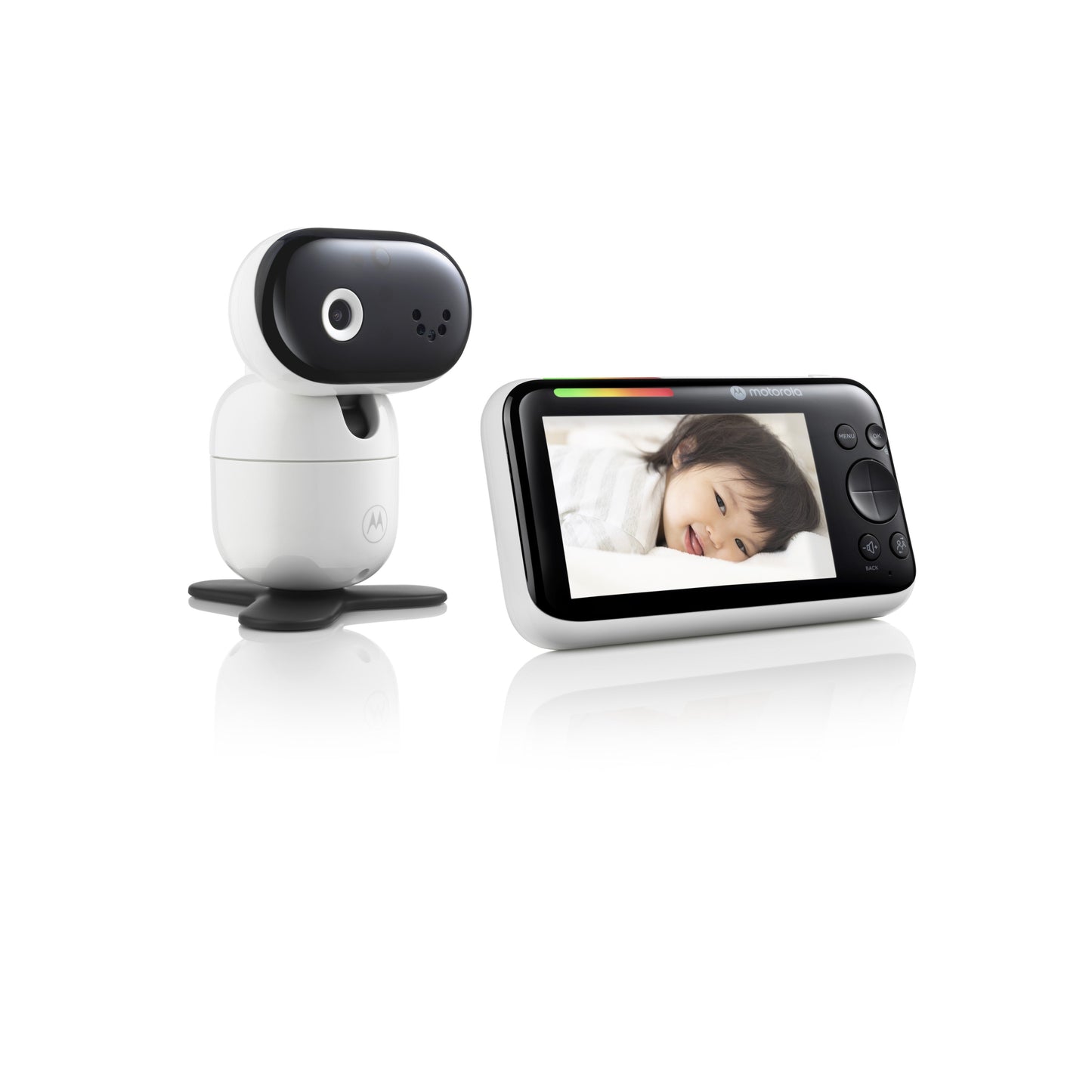 Motorola PIP1610 Connect Wi-Fi HD Motorized Smart Baby Monitor - White