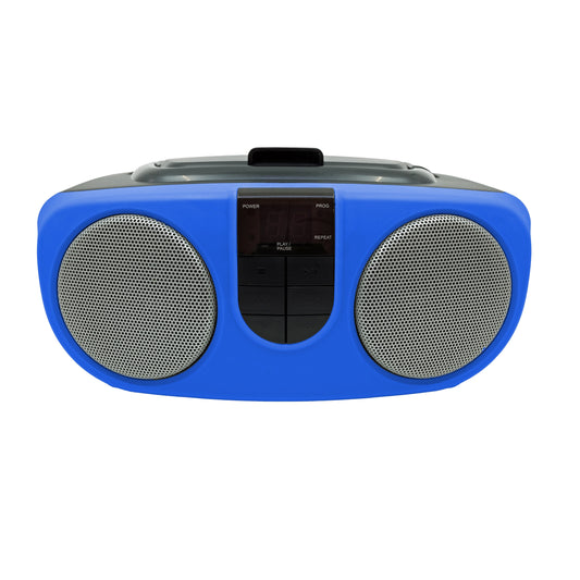 Proscan Portable CD Boombox with AM/FM Radio - Blue