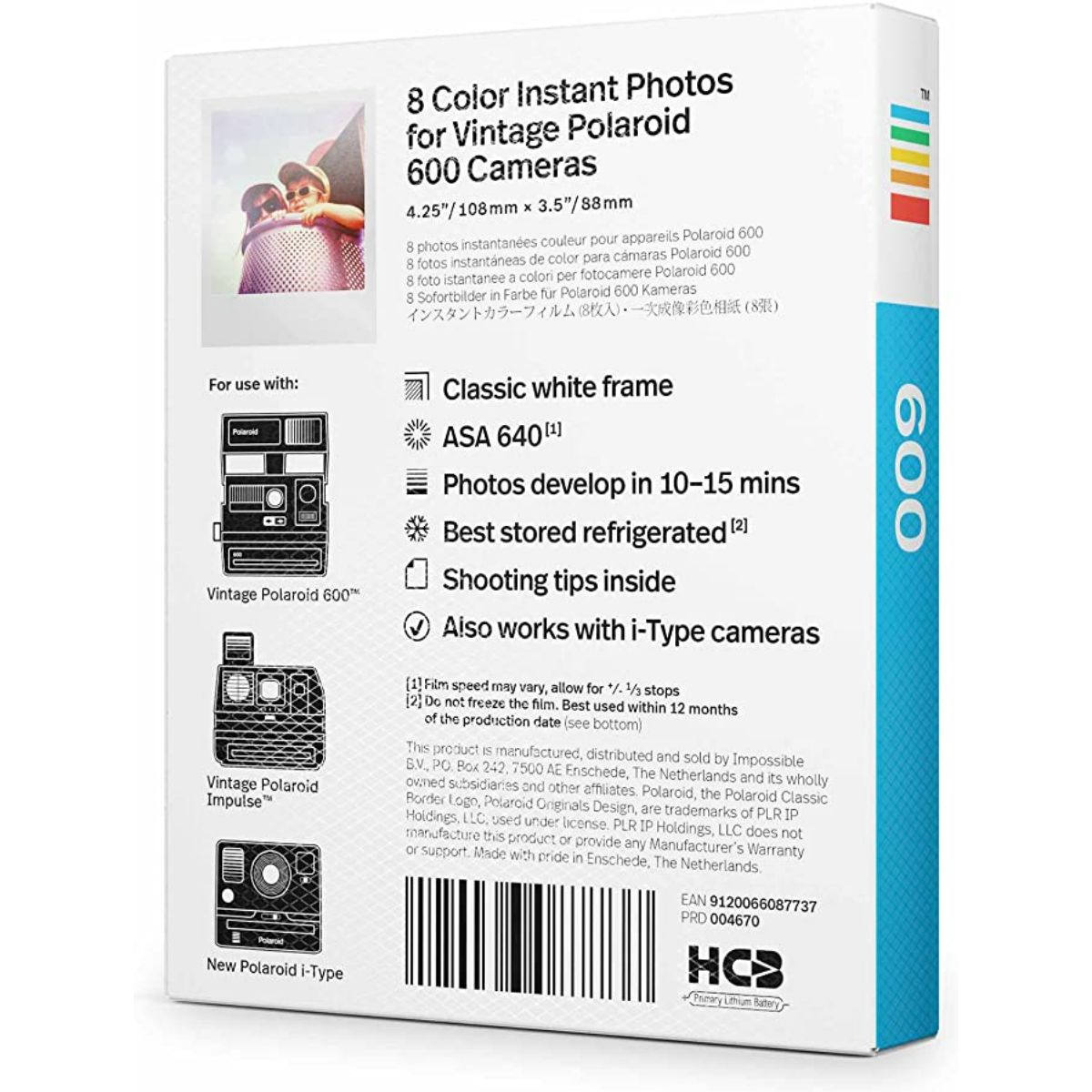 Polaroid Colour Film for 600 Series