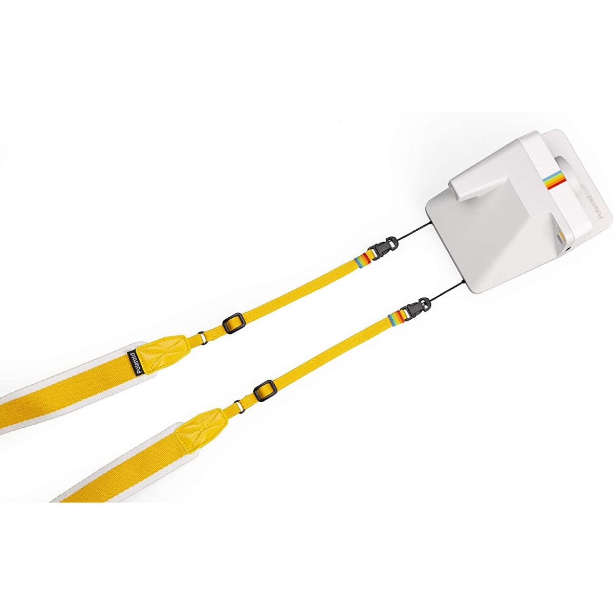 Polaroid Camera Strap Flat – Yellow stripe