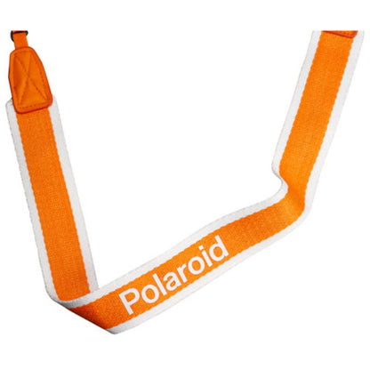 Polaroid Camera Strap Flat – Orange stripe