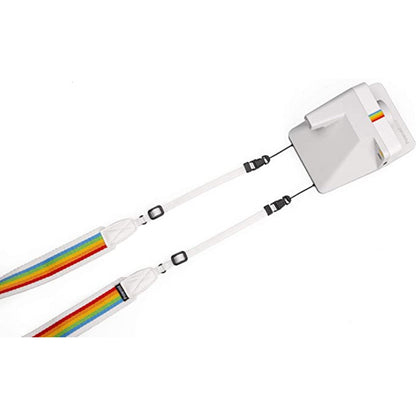 Polaroid Camera Strap Flat – Rainbow grey