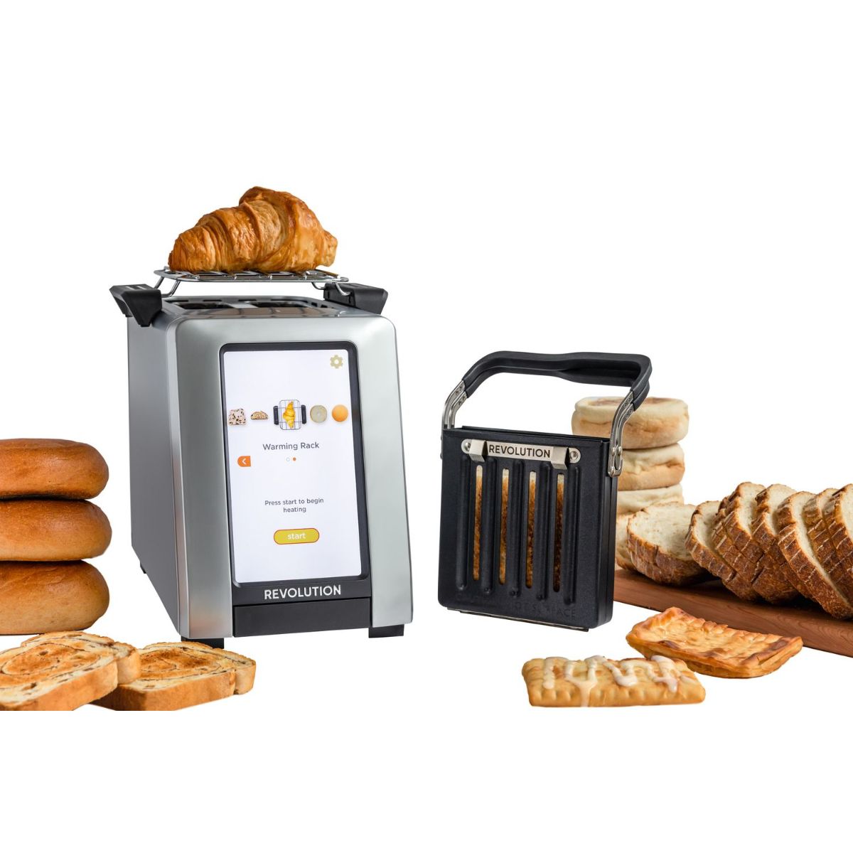 Revolution Cooking High-Speed 2-Slice Touchscreen Toaster v2