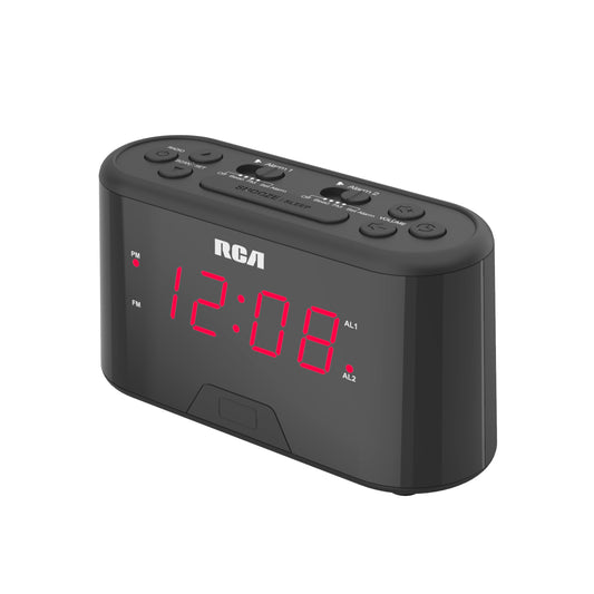 RCA Digital Clock Radio - Black