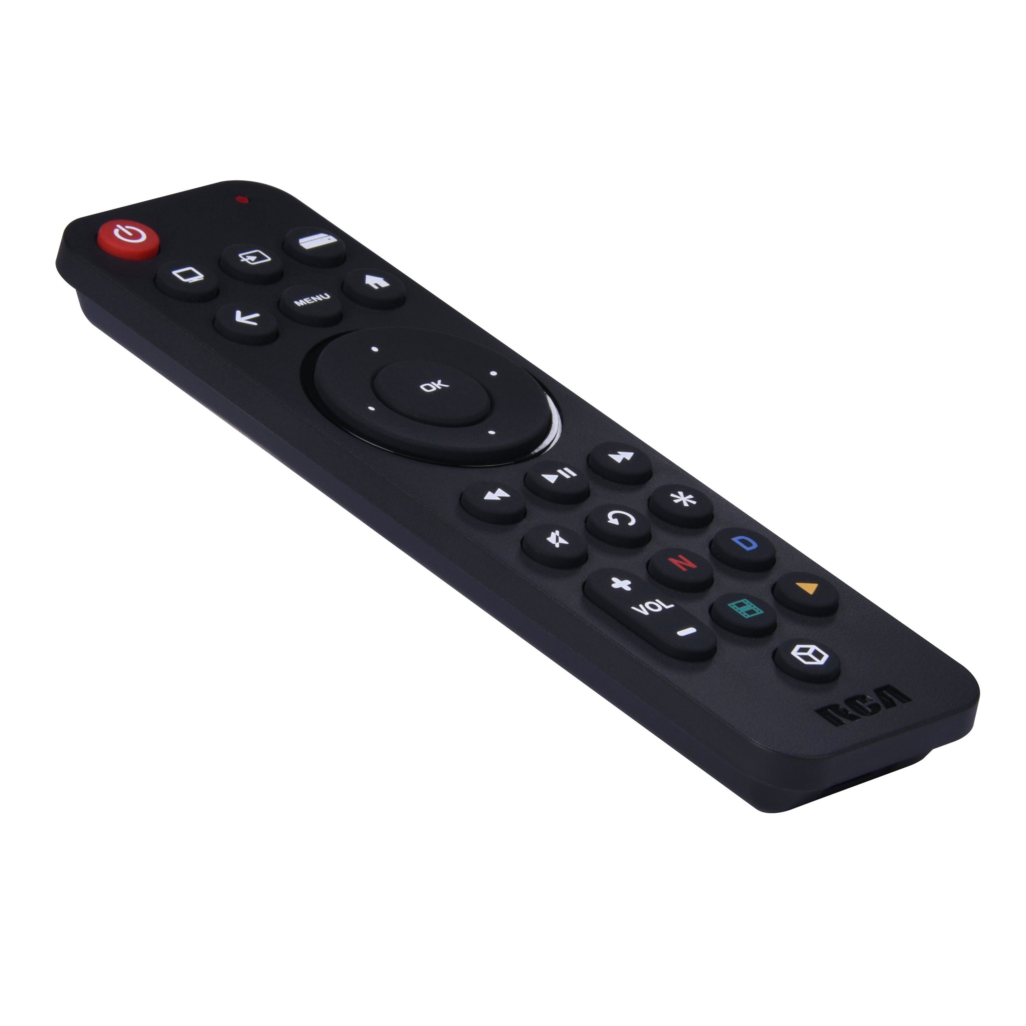 RCA 3-Device Streaming Bluetooth Rechargeable Ultra-Thin Universal Rem ...