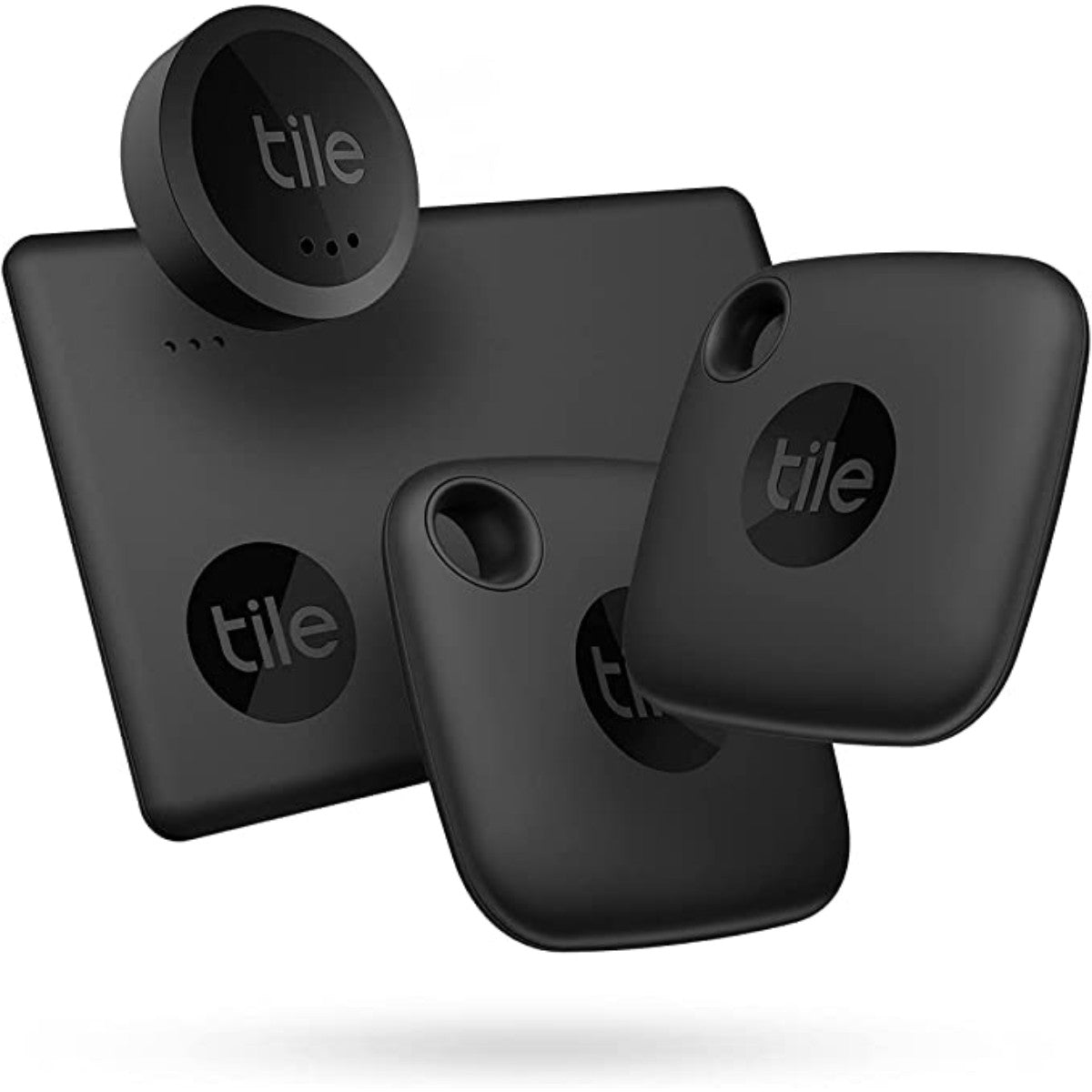 Tile Mate Essential - 4 pack (2 Black Mate/Slim/Sticker)