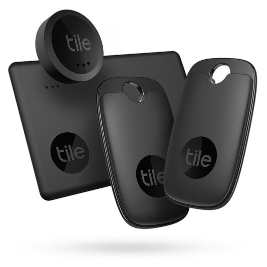 Tile Pro Essential - 4 pack (2 Pro Black/Slim/Sticker)