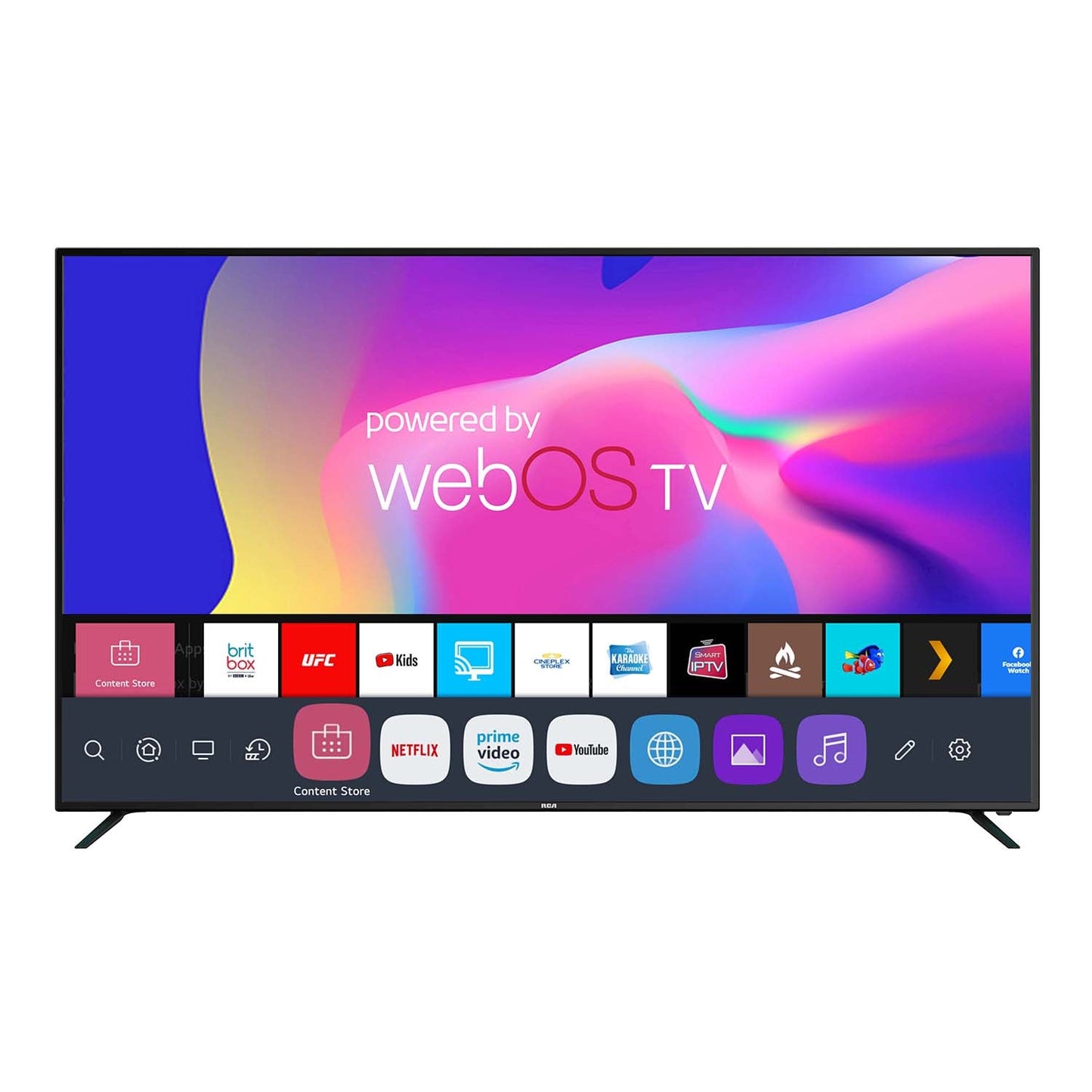 RCA 75-in 4K UHD HDR10 webOS 3.0 Smart TV