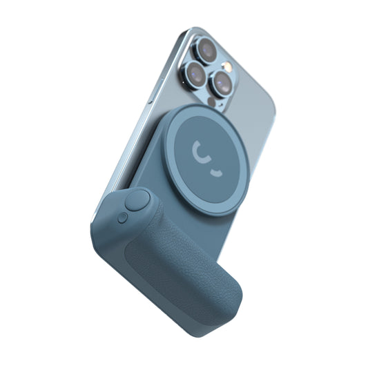 ShiftCam SnapGrip Magnetic Smartphone Battery Grip- Blue Jay