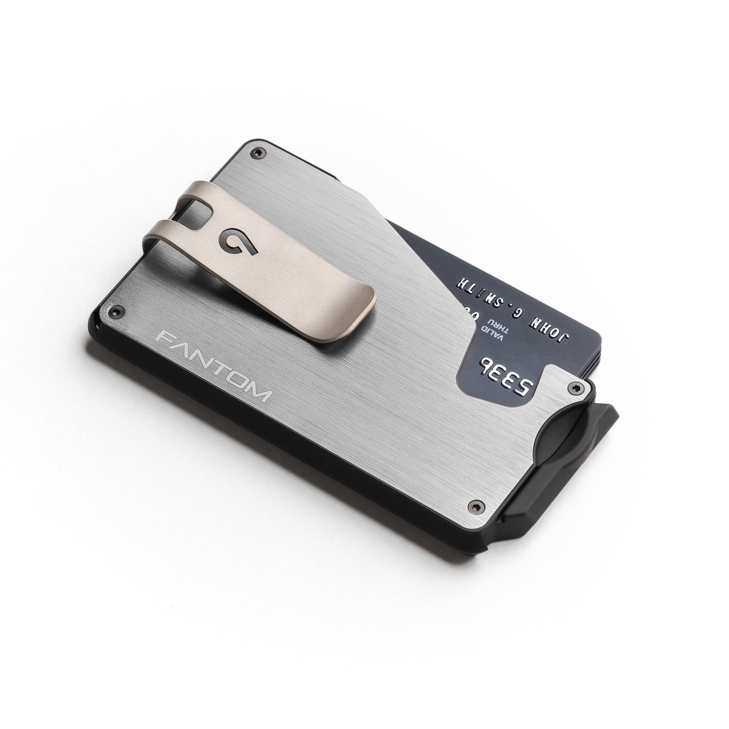 Fantom S Wallet Slim with Money Clip - Titanium