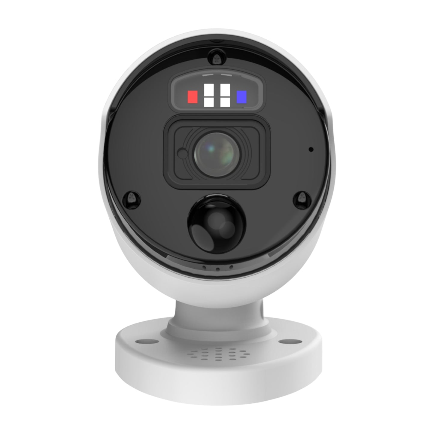 Swann 12MP Pro SwannForce™ Add-On NVR Bullet IP Camera with Spotlight, Siren, Red & Blue Flashing Lights - White