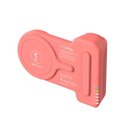 ShiftCam SnapGrip Magnetic Smartphone Battery Grip - Pomelo