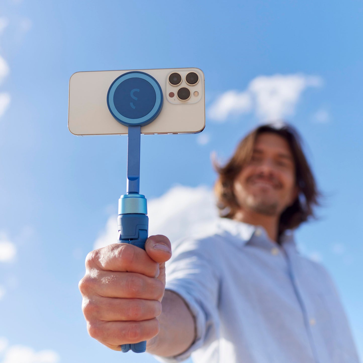 ShiftCam SnapPod Magnetic Tripod and Selfie Stick - Abyss Blue