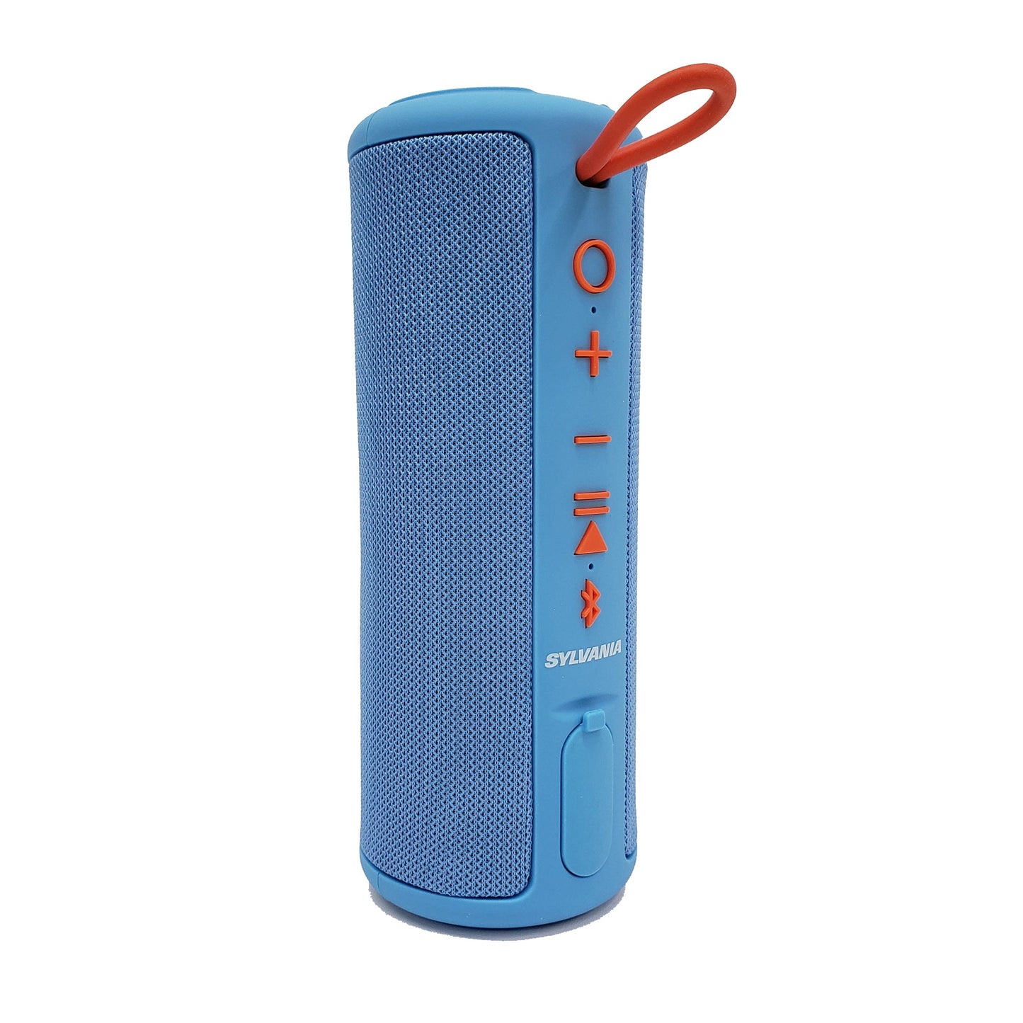 Sylvania Waterproof Bluetooth Rubber Finish Speaker with Cloth Trim - Blue