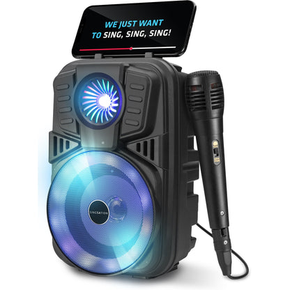 Singsation Party VIBE All-in-One Karaoke Party System - Black