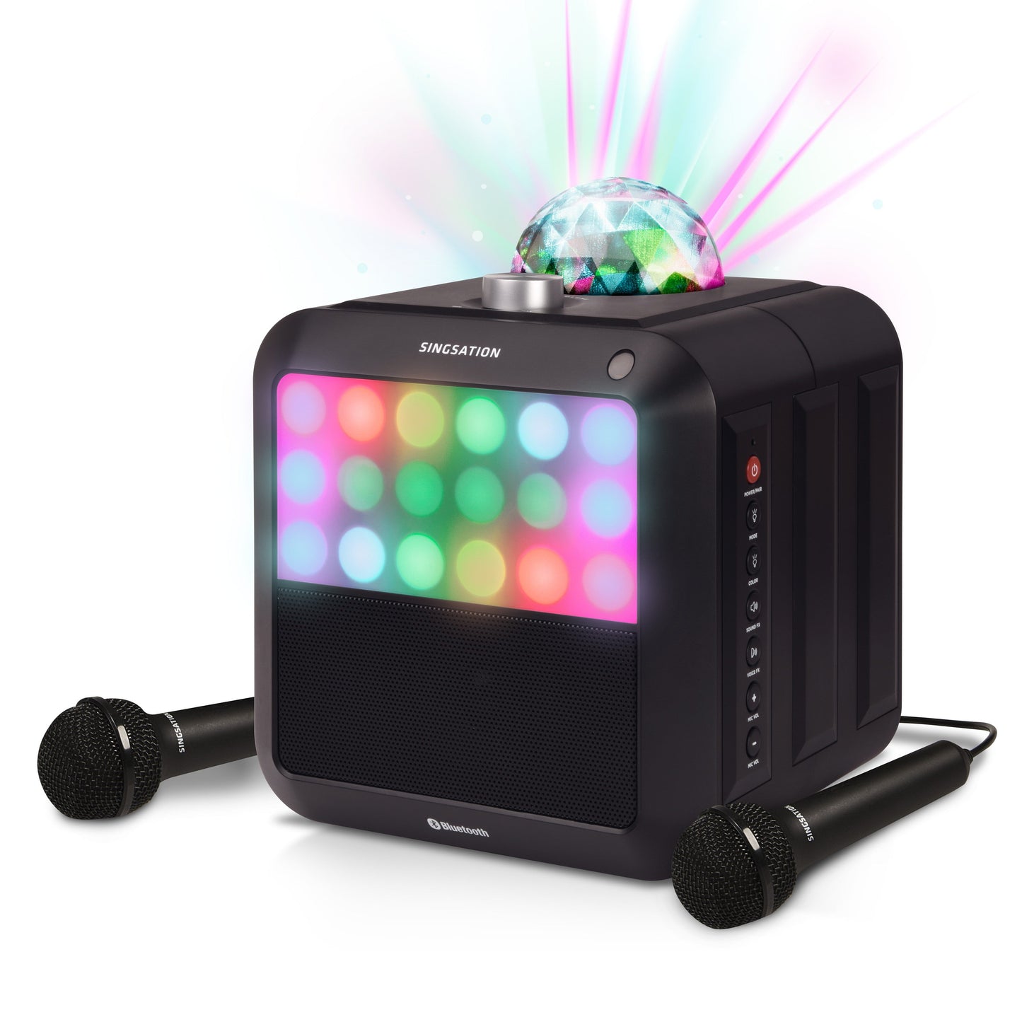 Singsation Star Burst All-In-One Karaoke Party System- Black