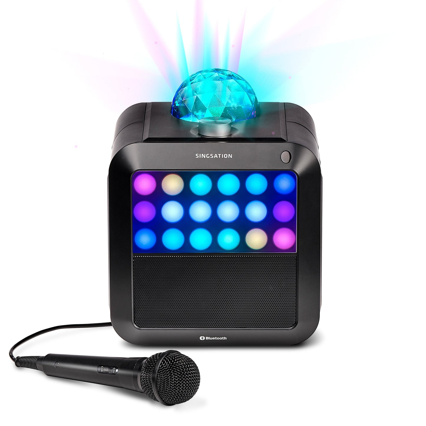 Singsation Star Burst All-In-One Karaoke Party System- Black