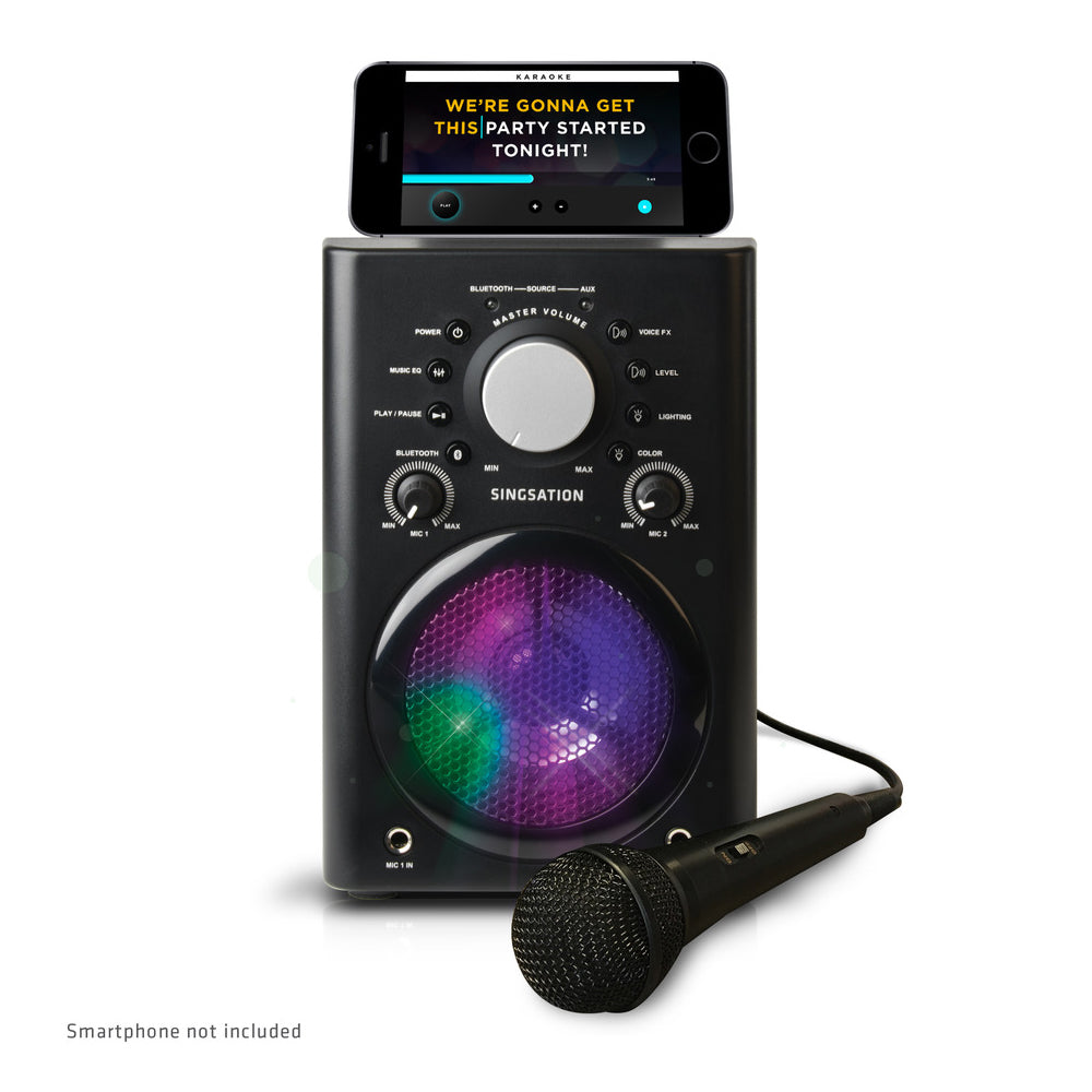 Singsation Classic Portable Bluetooth Karaoke Machine/Speaker with Wir ...