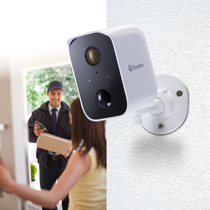 Swann CoreCam™ 1080p Wire-Free Outdoor Wireless Security Camera - White