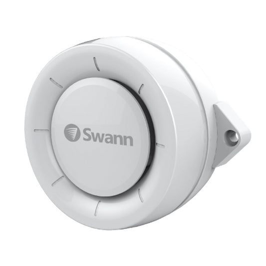 Swann Indoor Wired Smart Home Wi-Fi Siren - White