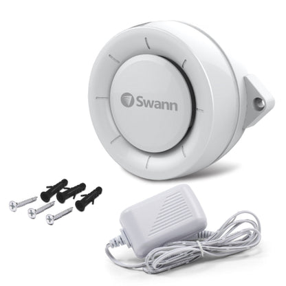 Swann Indoor Wired Smart Home Wi-Fi Siren - White