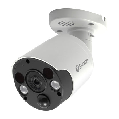 Swann Professional 4K Thermal Sensing Spotlight Bullet IP Security Camera - White